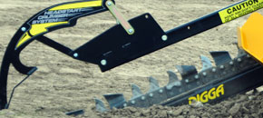 Bigfoot XD trencher - Heavy duty crumbing system - Digga Australia