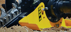 Mini Bigfoot trencher - Adjustable depth skid foot - Digga Australia