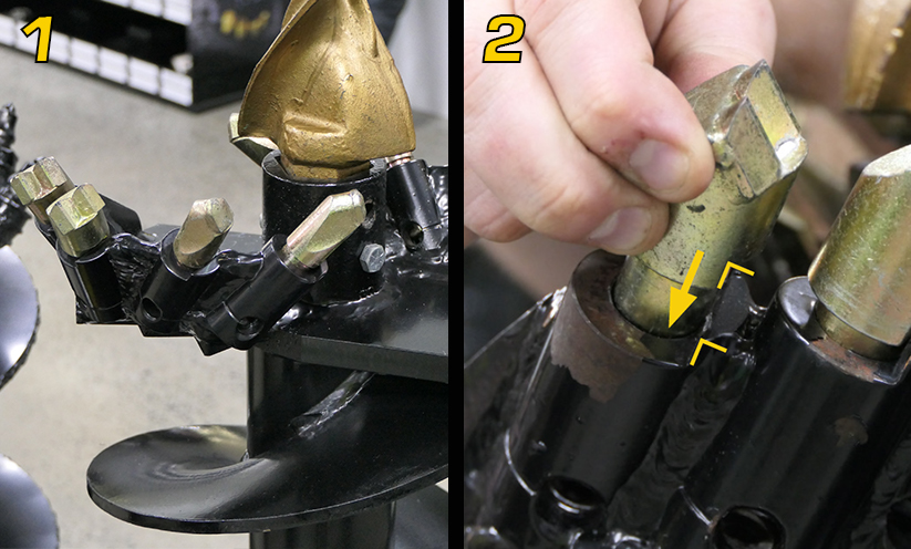 Installing teeth