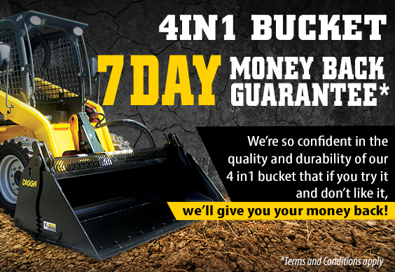 4 in 1 bucket promotion.