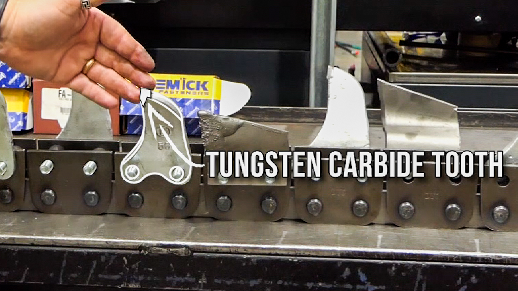Tungesten carbide teeth