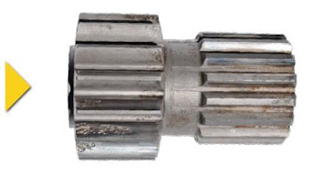 worn gear condition