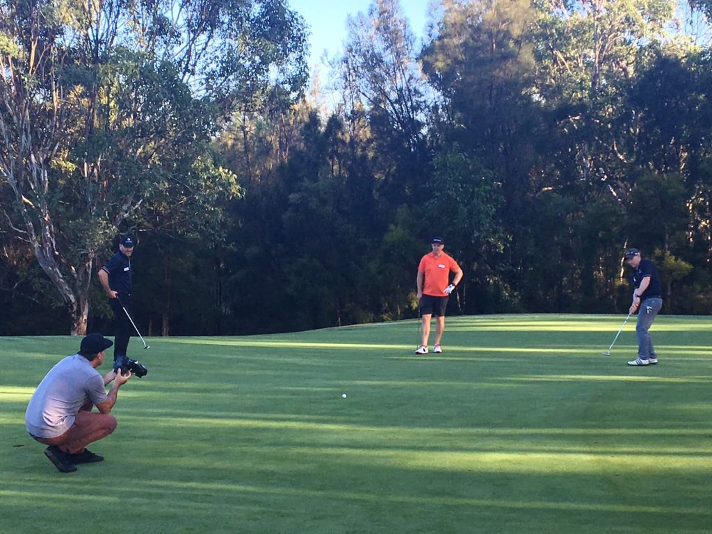Putting competition.